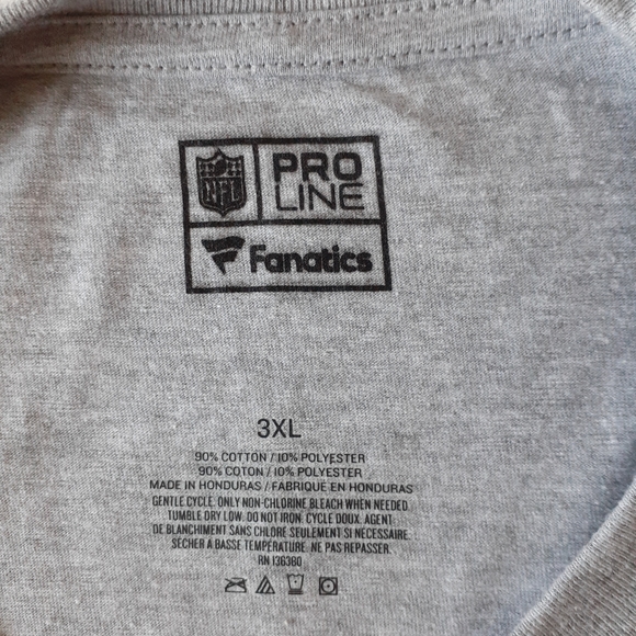 New England Patriots men's gray short-sleeve graphic t-shirt size 3XL - Picture 8 of 8